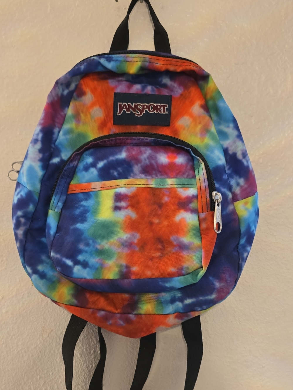 Jansport Tie-Dye Mini Backpack - Blue, Orange, Green, Purple